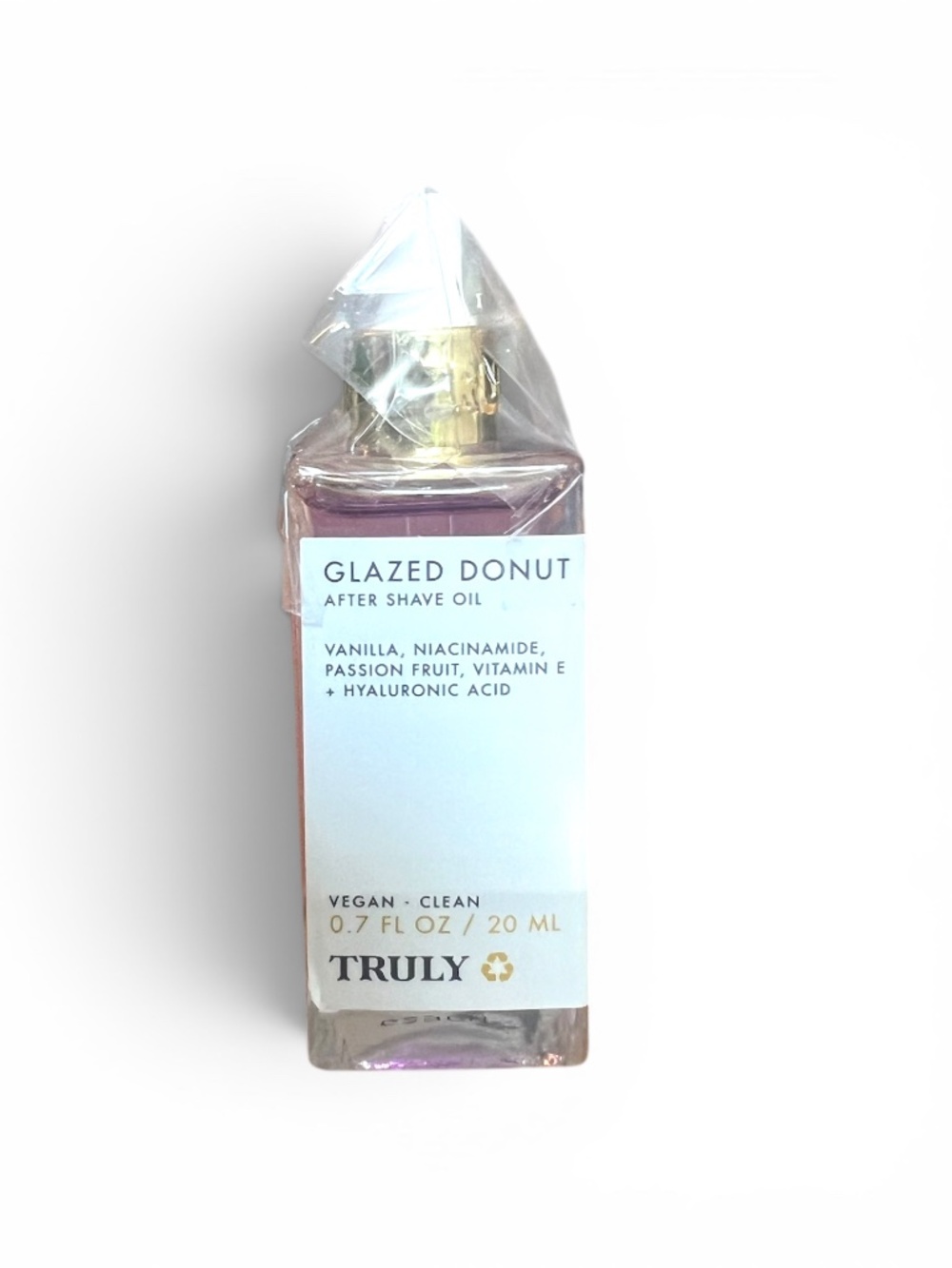 Truly Glazed Donut After Shave Oil Mini Vanilla Niacinamide Hyaluronic Acid